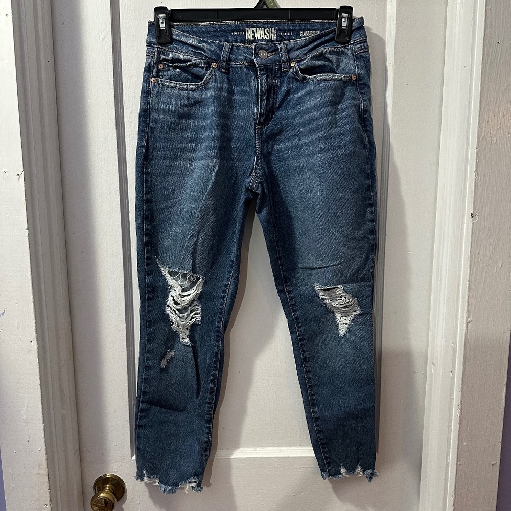 Rewash Classic Rise Jeans In 9/29